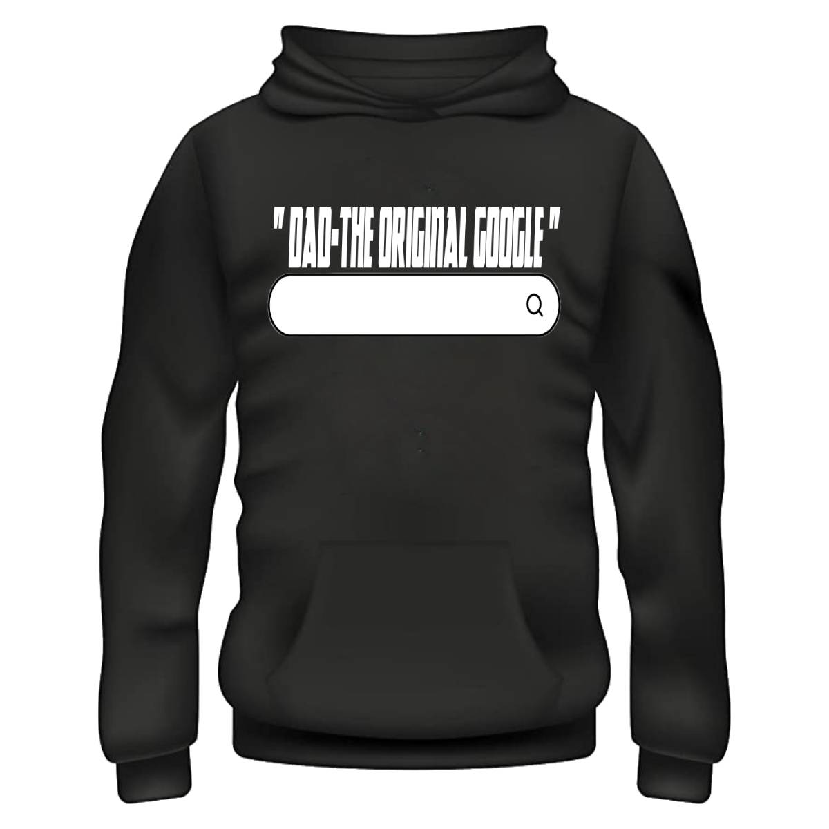 Dad-The Original Google Hoodie & Tee Combo-Black