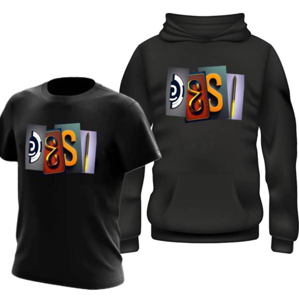 Desi Hoodie & Tee-Black