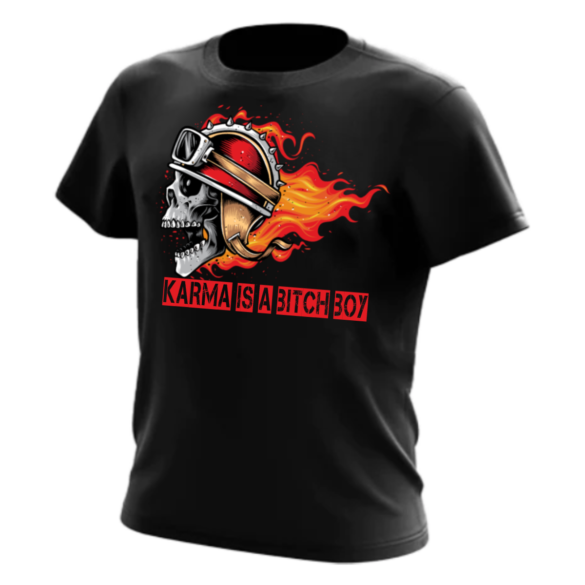 Karma is a Bitch Boy Tee - Black
