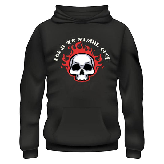 Born To Stand Out  Hoodie -Black,