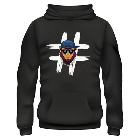 Funky Monkey Threads Hoodie- Black