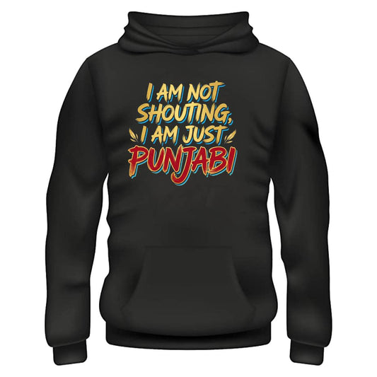 I Am Just Punjabi Hoodie – Black