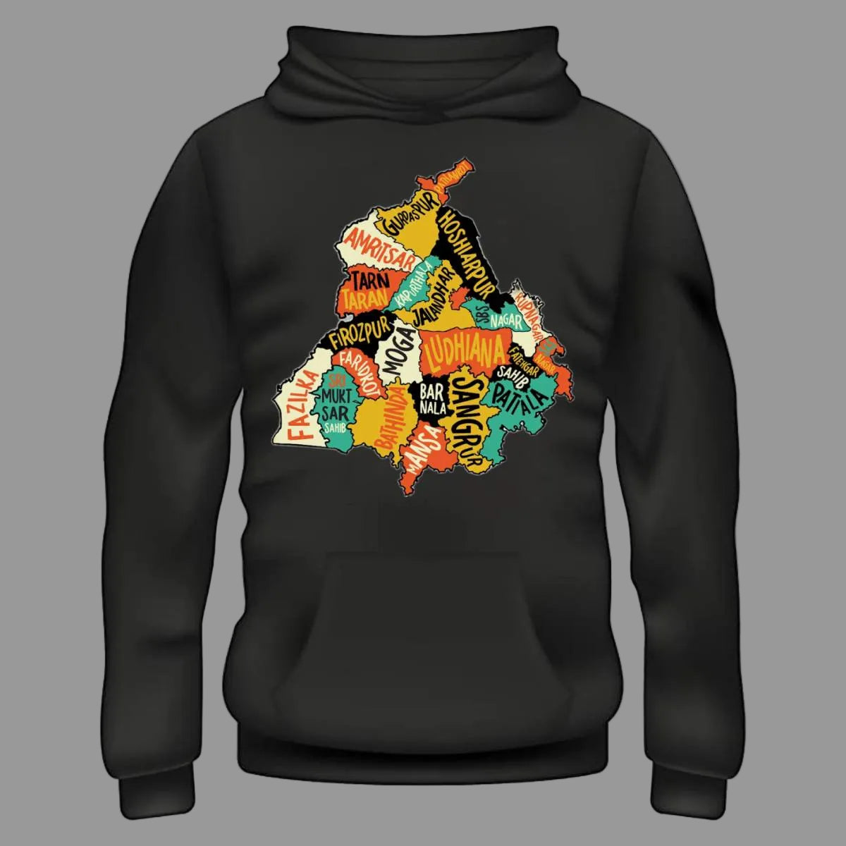 Punjab Singh Hoodie-Black