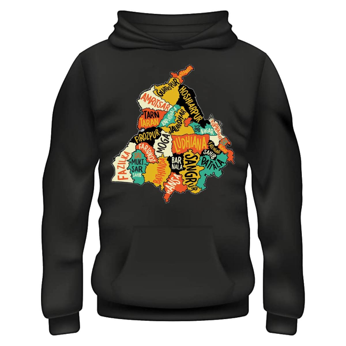 Punjab Singh Hoodie-Black