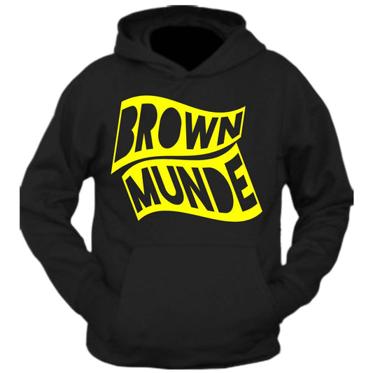 Brown Munde Hoodie - Black