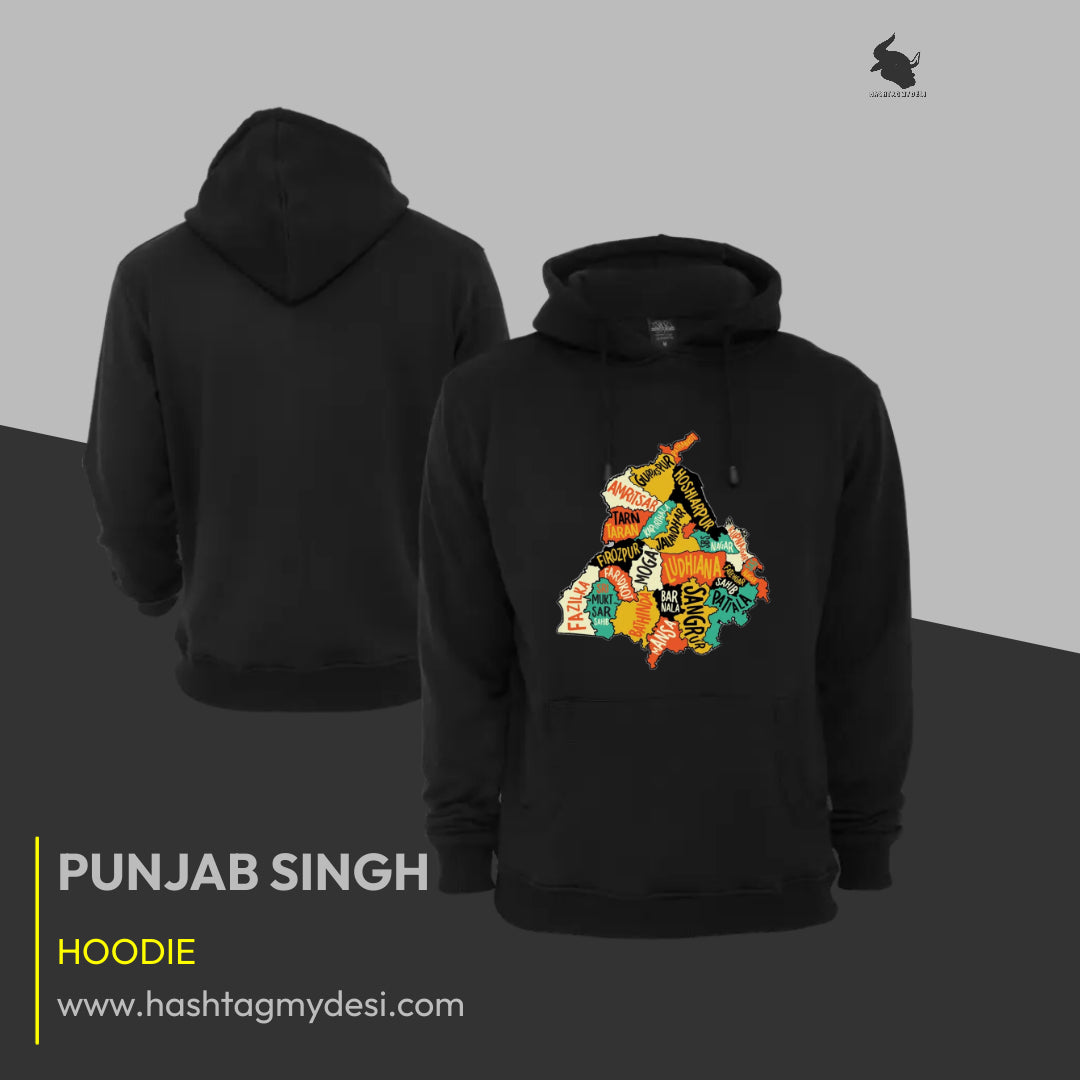 Punjab Singh Hoodie-Black